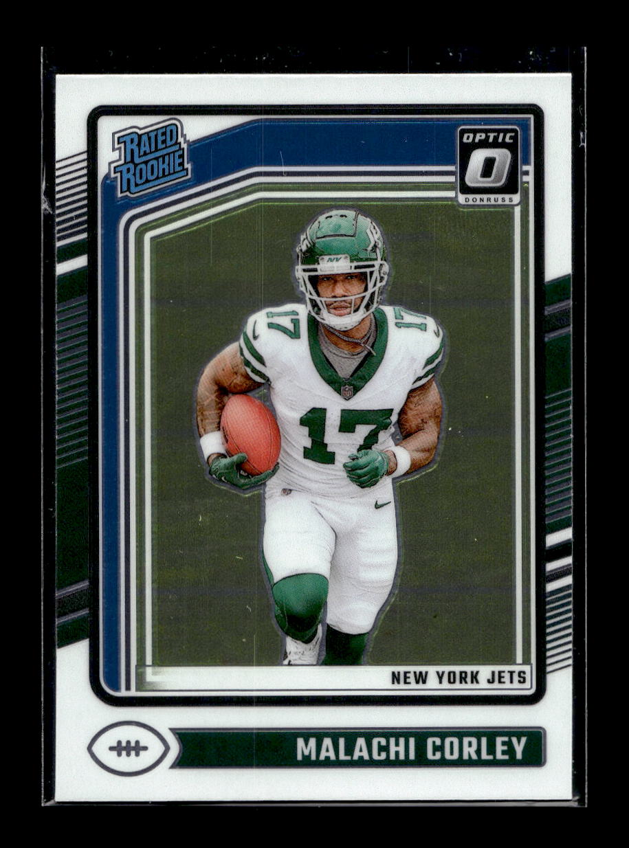 2024 Donruss Optic #270 Malachi Corley Rated Rookie (New York Jets)