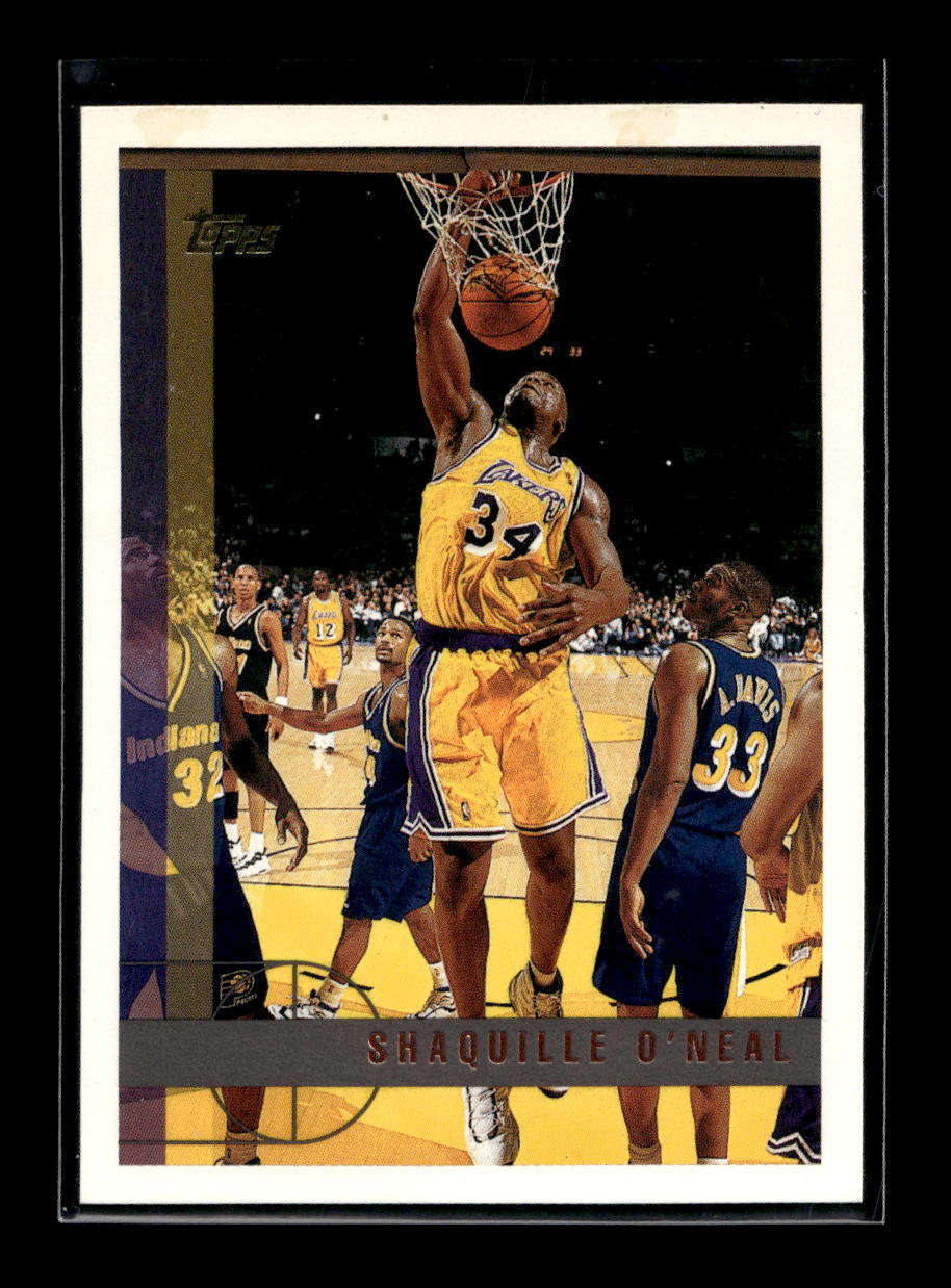 1997-98 Topps #109 Shaquille O'Neal (Los Angeles Lakers)