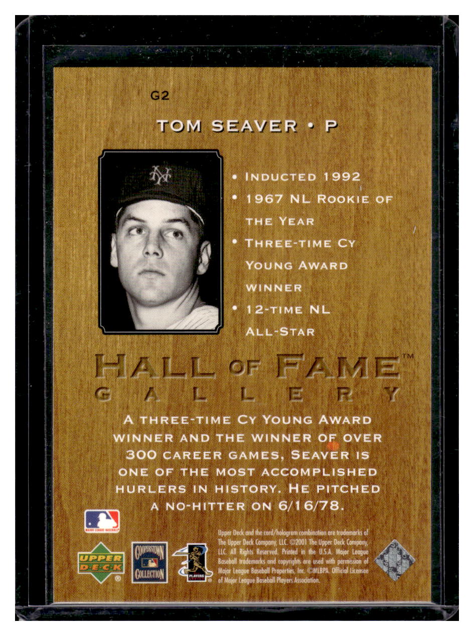 2001 Upper Deck Hall of Famers "HOF Gallery" #G2 Tom Seaver (New York Mets)
