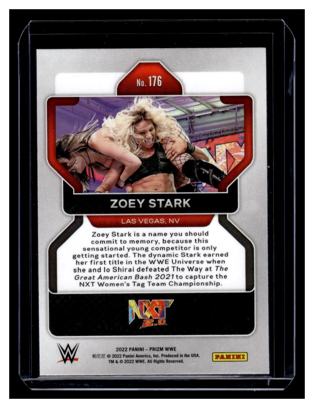 2022 Panini Prizm WWE Zoey Stark #176