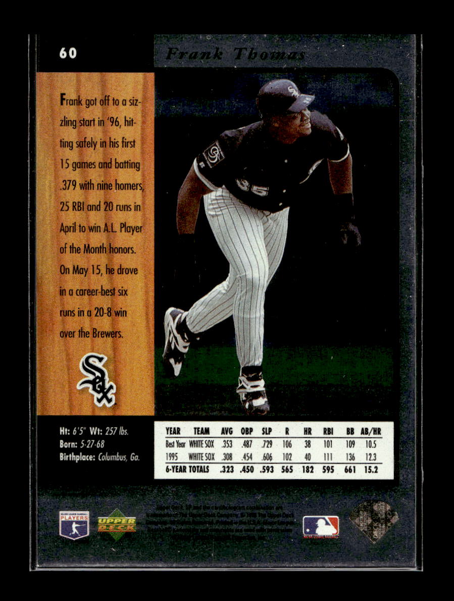 1996 SP #60 Frank Thomas (Chicago White Sox)