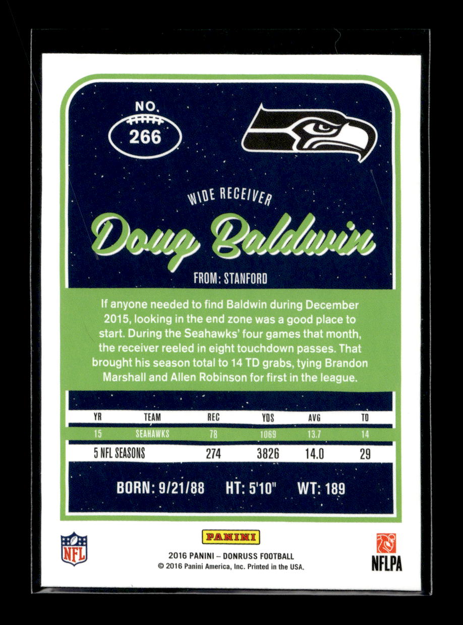 2016 Donruss #266 Doug Baldwin (Seattle Seahawks)