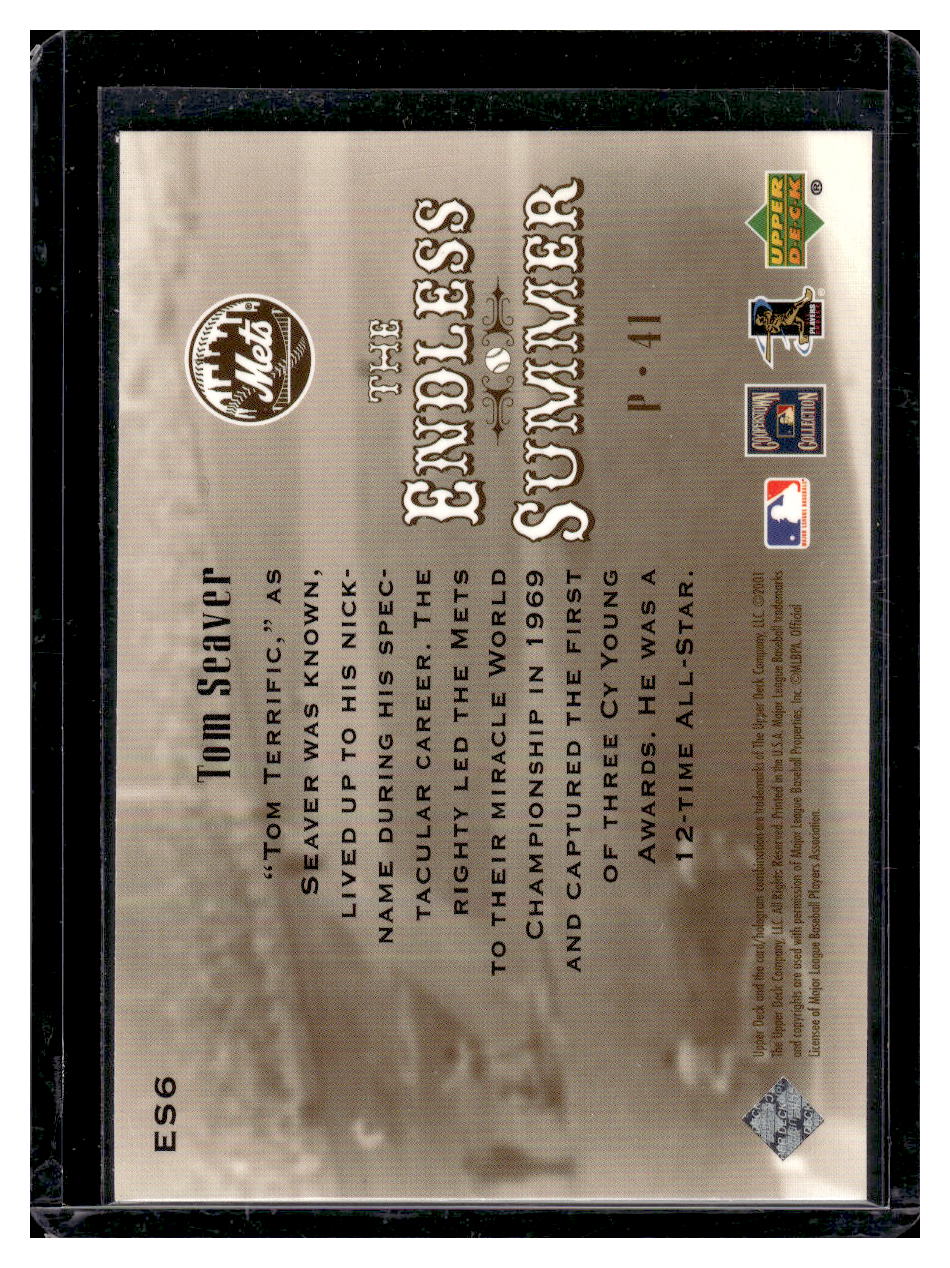 2001 Upper Deck Hall of Famers "Endless Summer" #ES6 Tom Seaver (New York Mets)