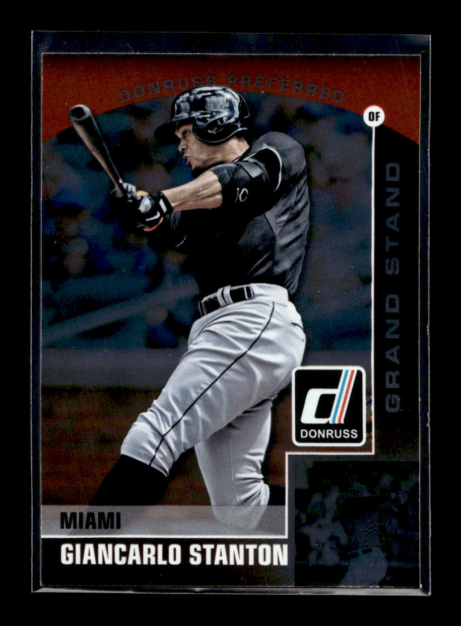 2015 Donruss Preferred Bronze #25 Giancarlo Stanton (Miami Marlins)