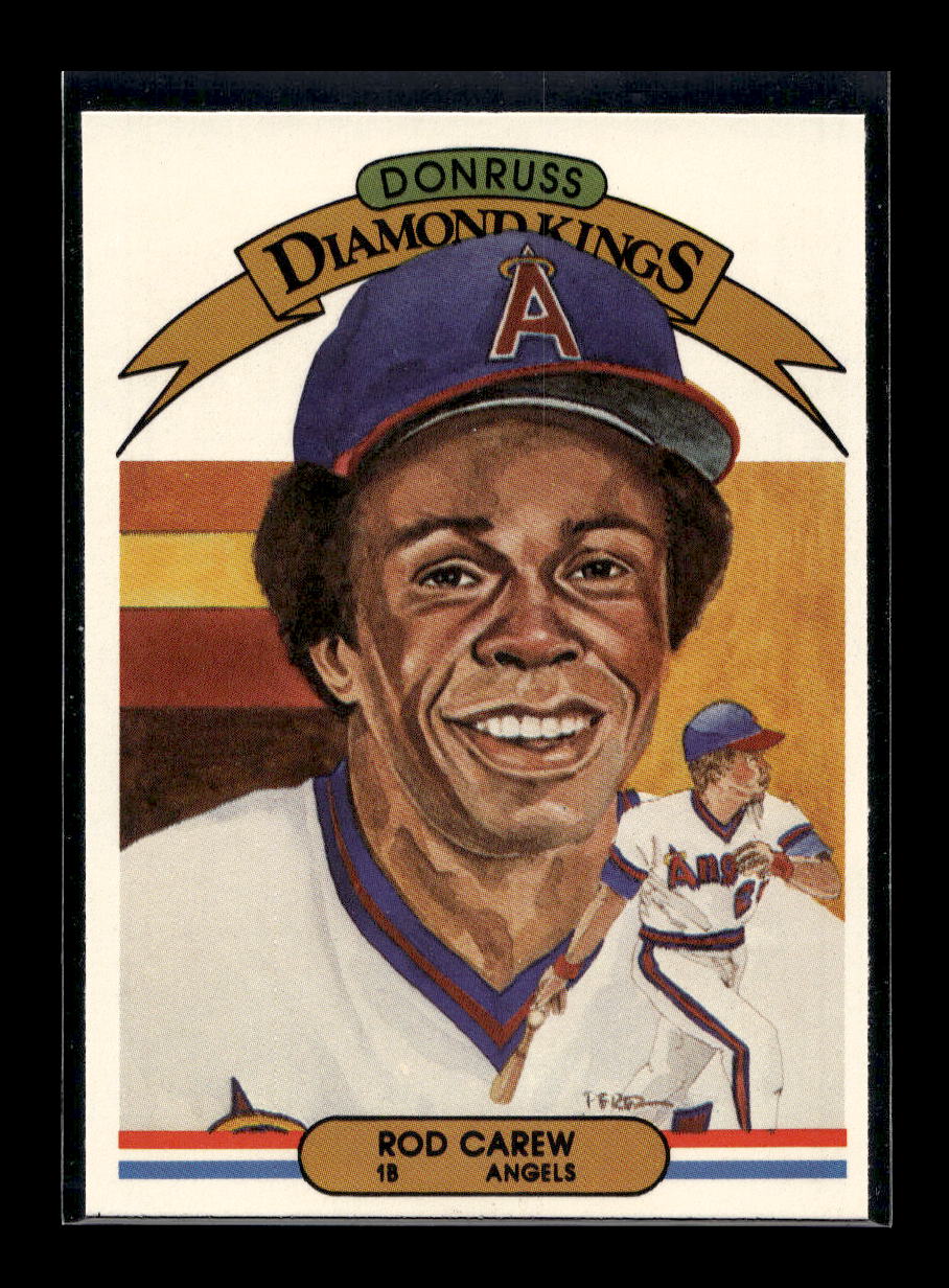 1982 Donruss #8 Rod Carew Diamond Kings (California Angels)