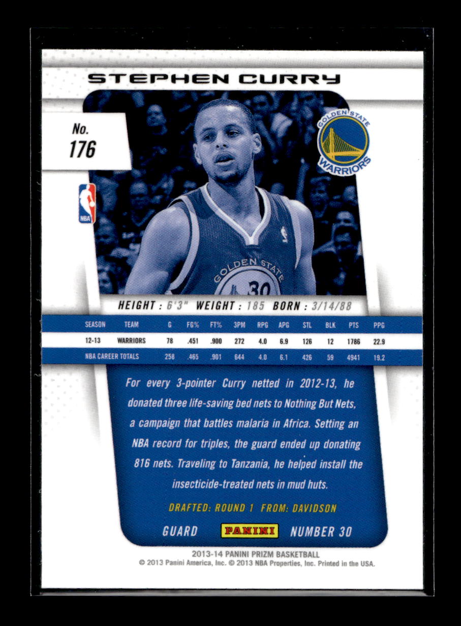 2013-14 Panini Prizm #176 Stephen Curry (Golden State Warriors)