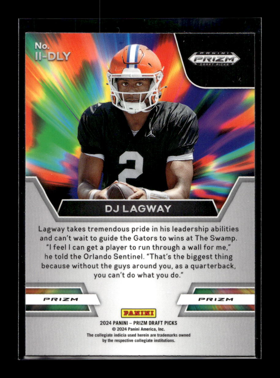 2024 Panini Prizm Draft Picks Instant Impact Red Ice #1 DJ Lagway