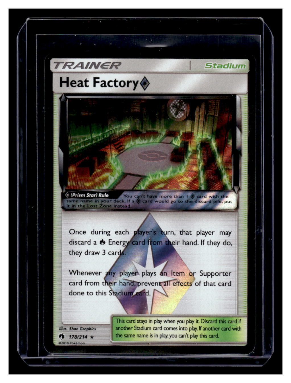 Heat Factory Prism Star 178 - Holofoil SM Lost Thunder