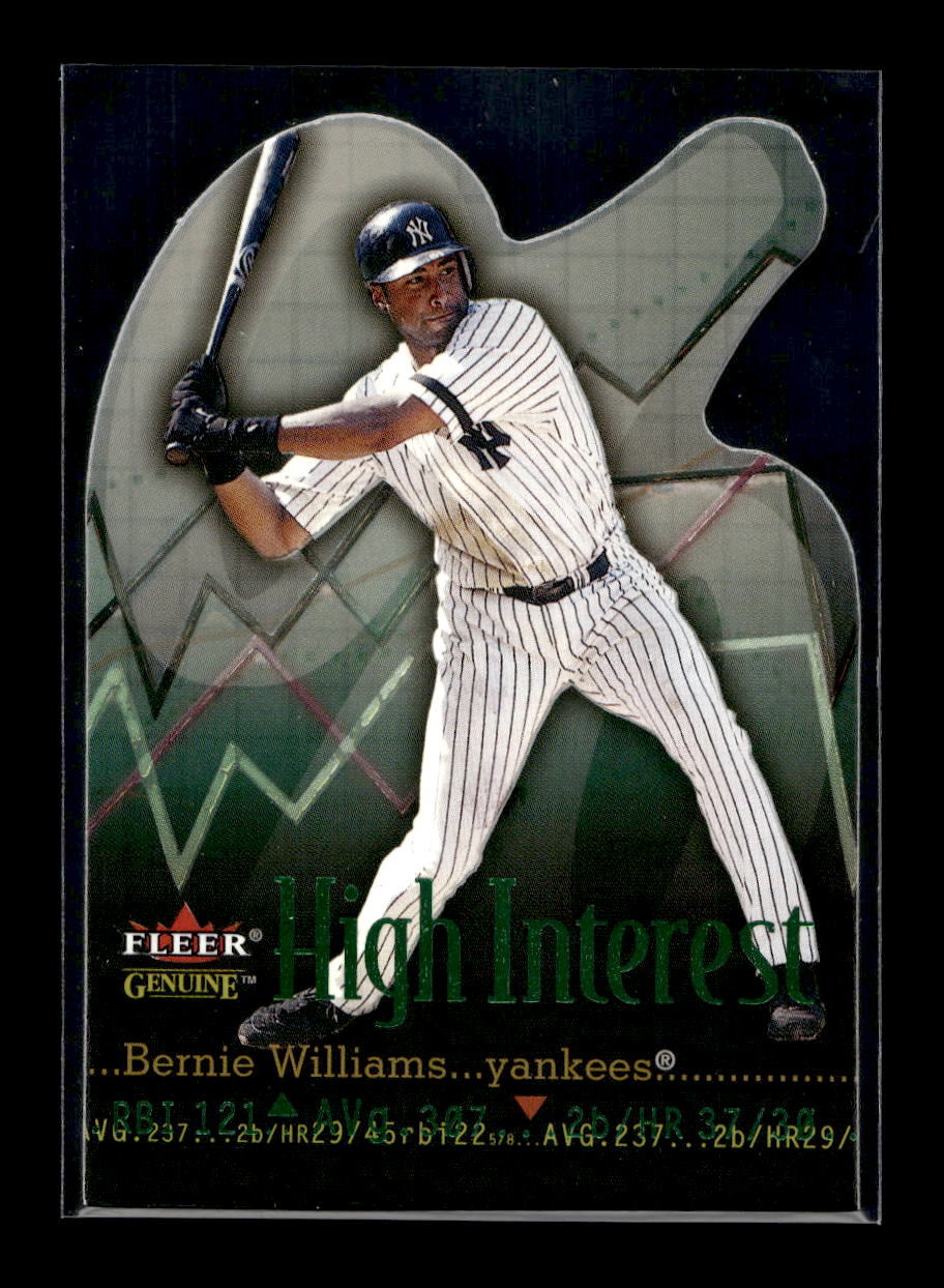 2001 Fleer Genuine High Interest #11 Bernie Williams (New York Yankees)