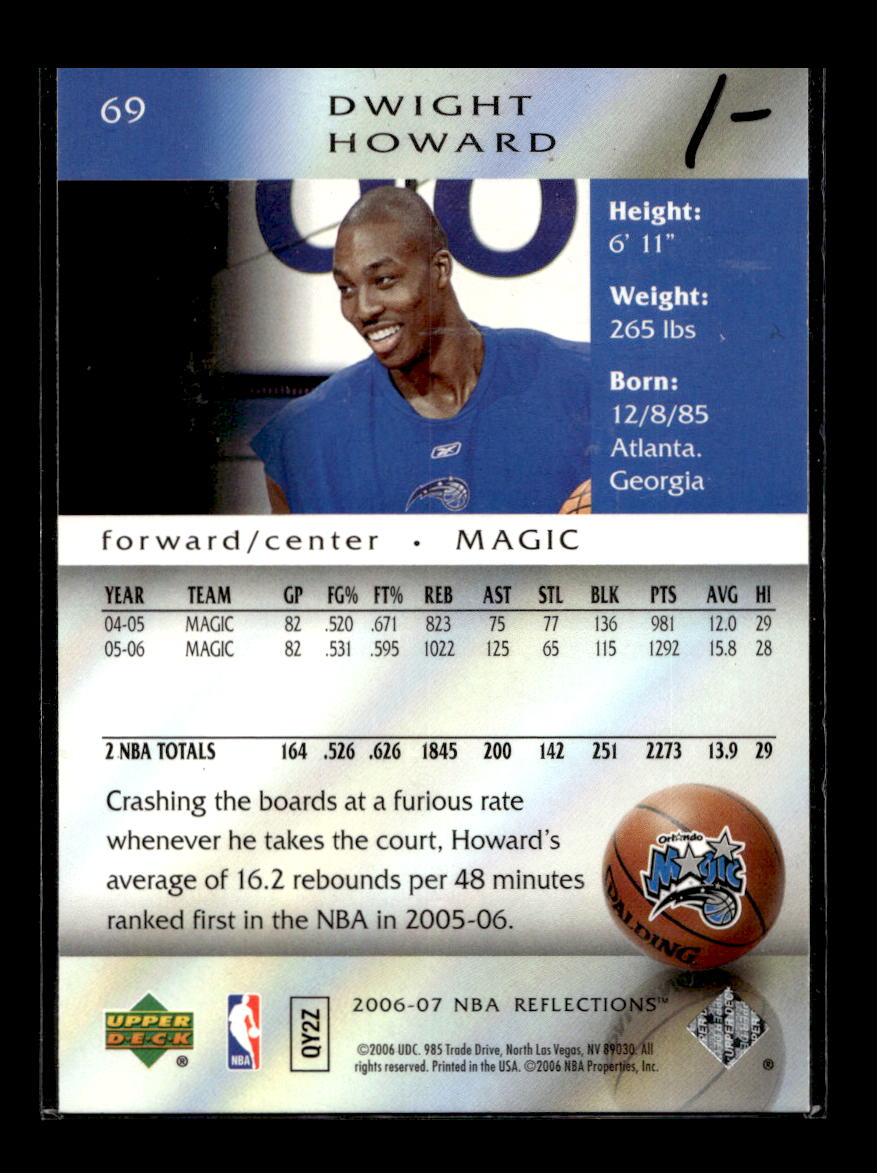 2006-07 Reflections #69 Dwight Howard (Orlando Magic)