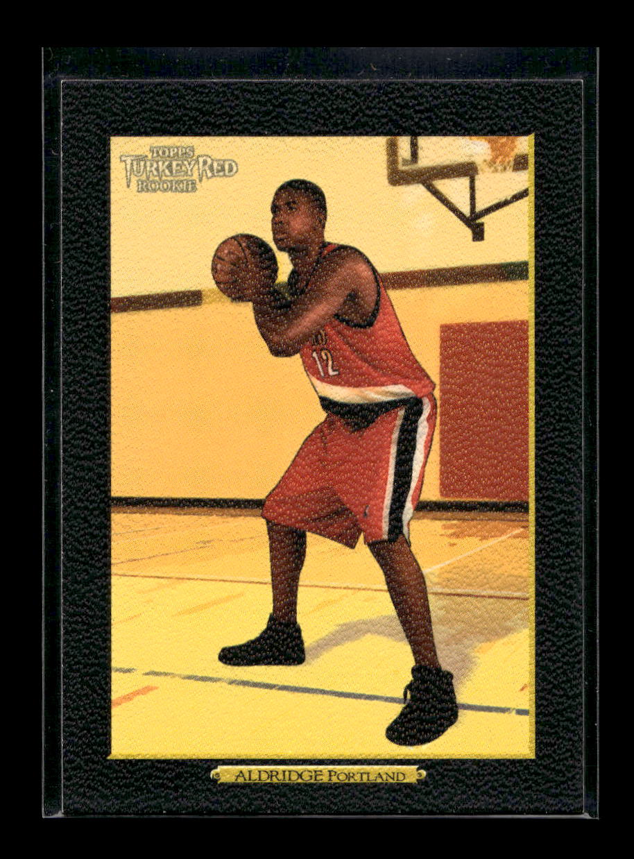 2006-07 Topps Turkey Red Black #180 LaMarcus Aldridge (Portland Trail Blazers)