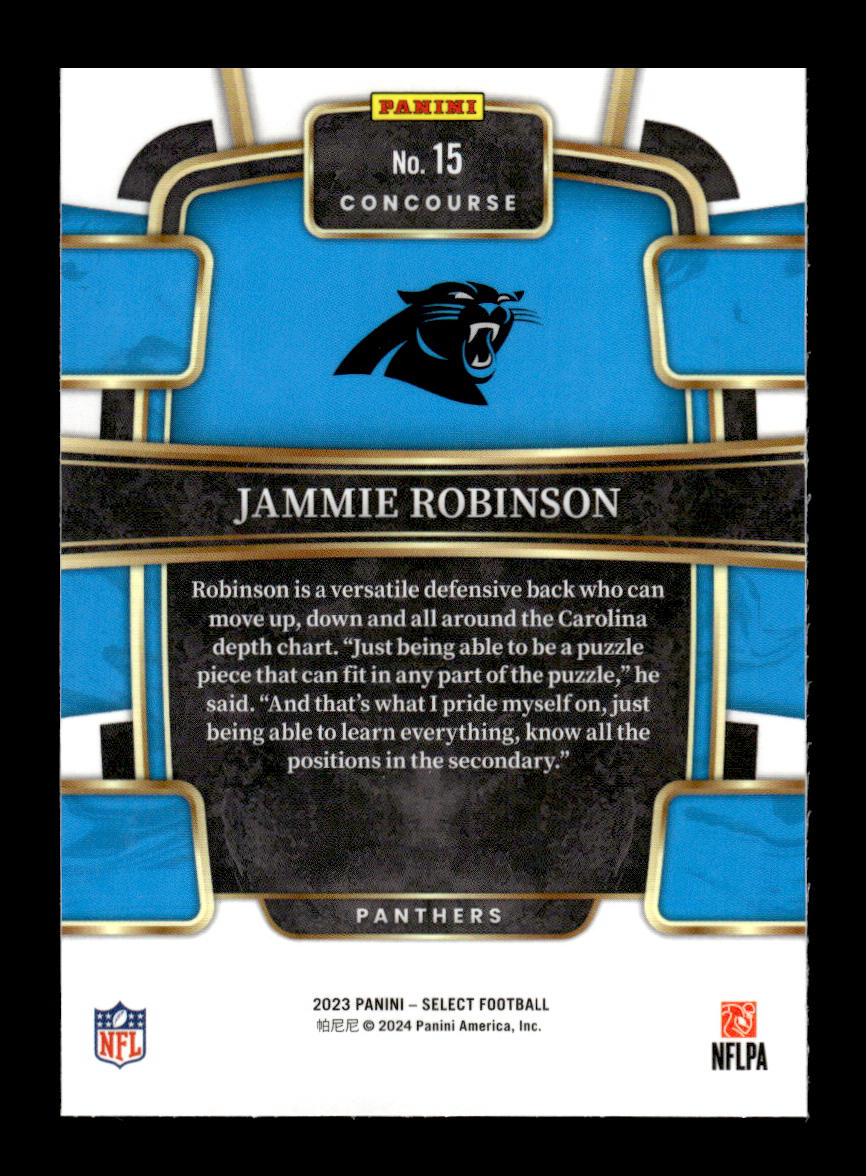 2023 Select #15 Jammie Robinson Rookie (Carolina Panthers)