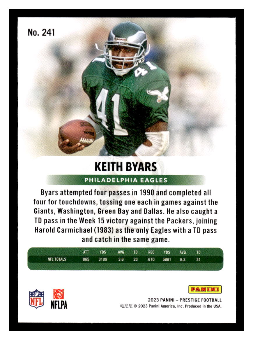 2023 Panini Prestige #241 Keith Byars (Philadelphia Eagles)