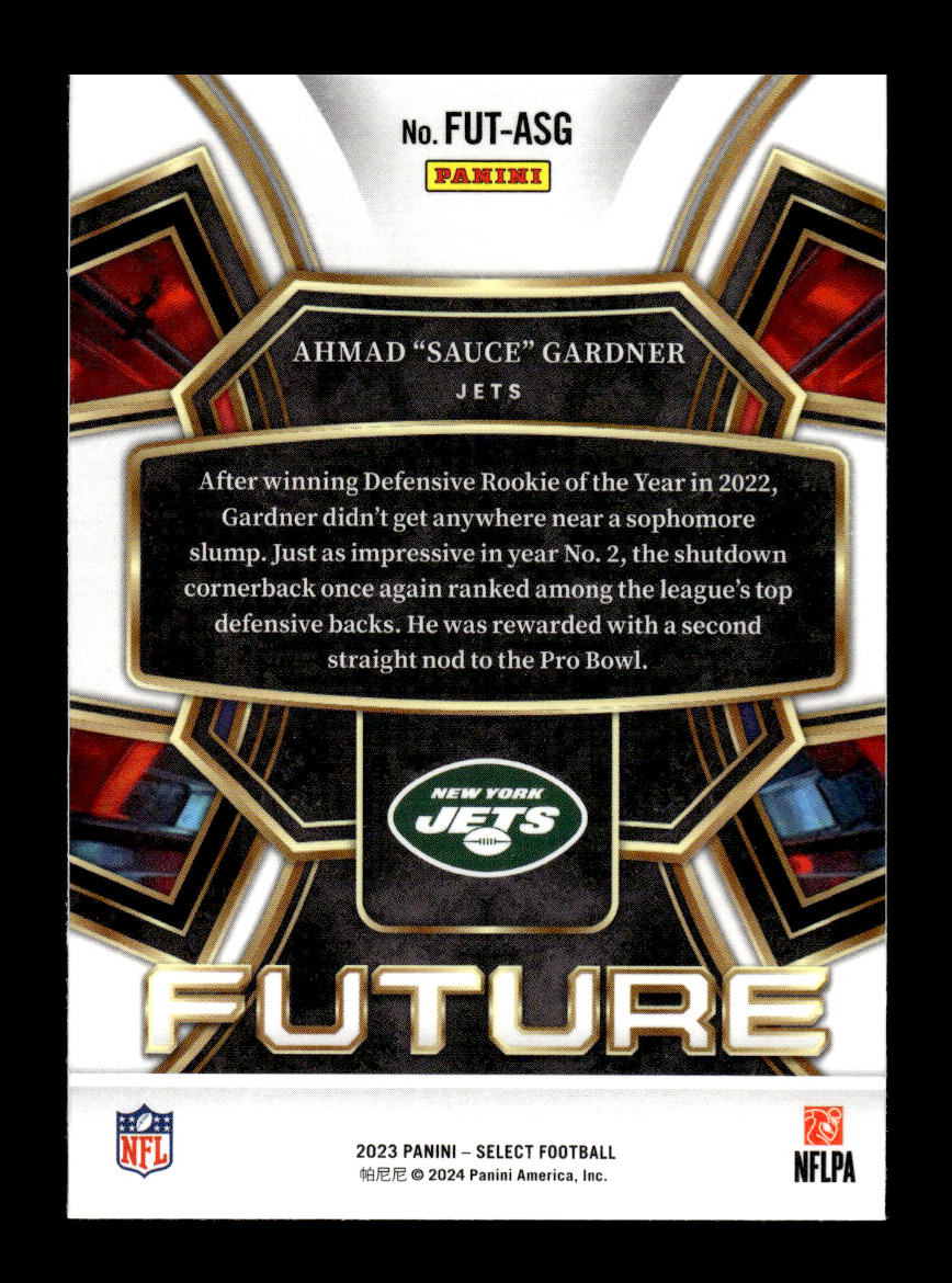 2023 Select Select Future #1 Ahmad "Sauce" Gardner (New York Jets)