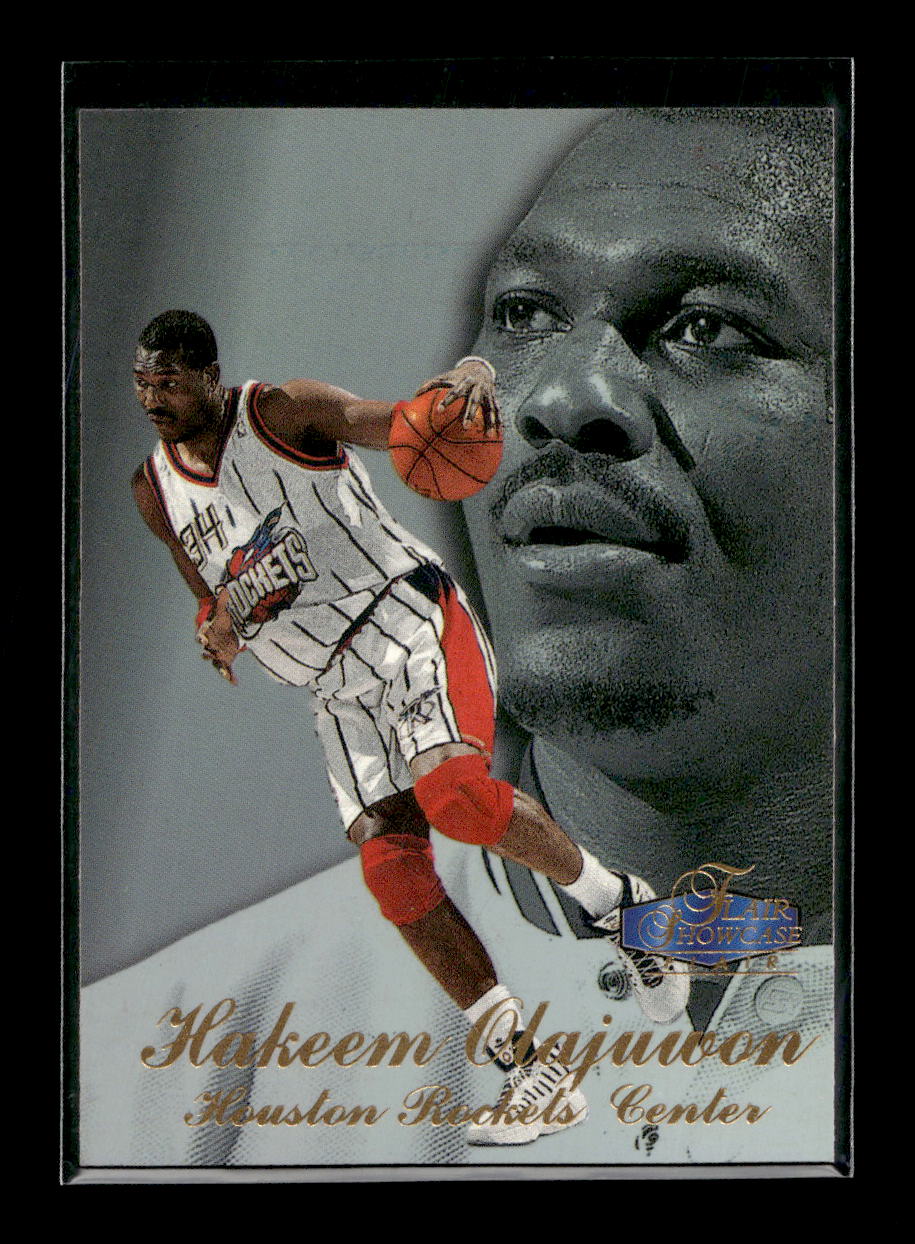 1997-98 Flair Showcase Row 3 #28 Hakeem Olajuwon (Houston Rockets)