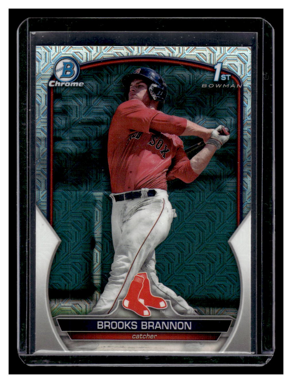 BROOKS BRANNON 2023 Bowman Chrome 1st #BCP-245 RC Boston Red Sox