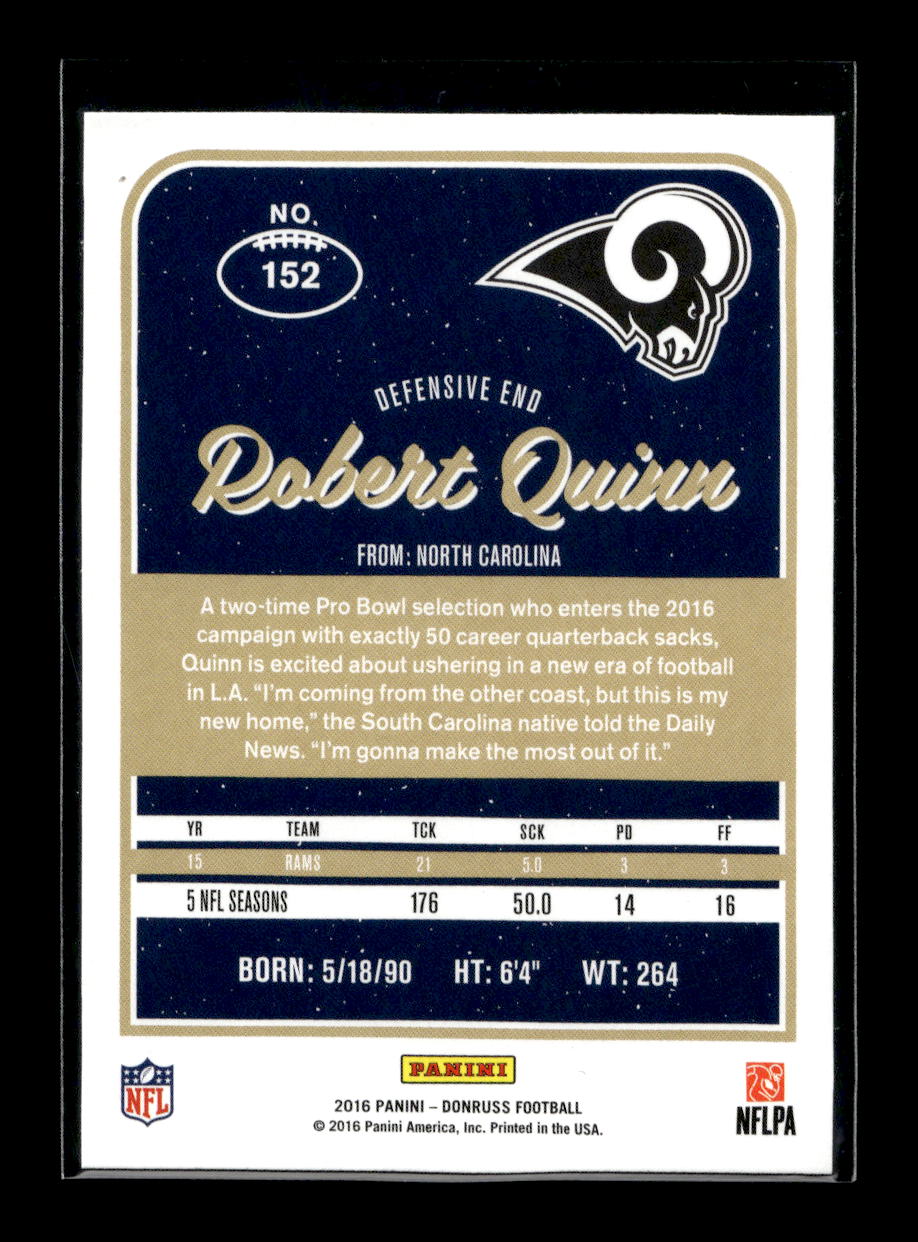 2016 Donruss #152 Robert Quinn (Los Angeles Rams)