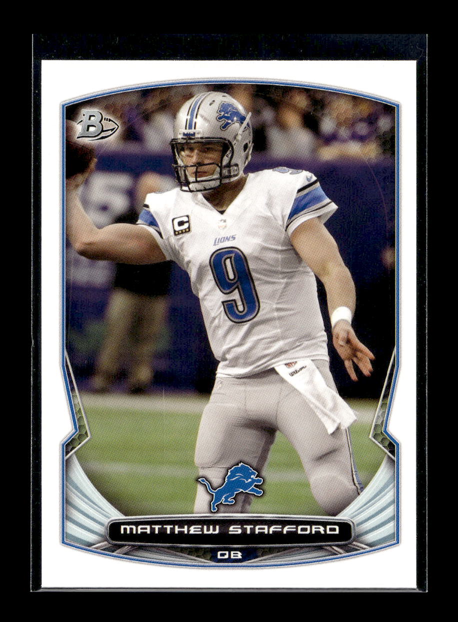 2014 Bowman #V101 Matthew Stafford (Detroit Lions)