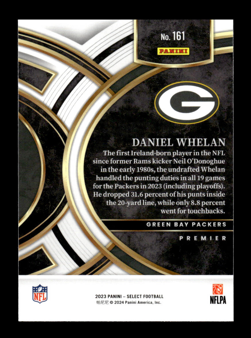 2023 Select #161 Daniel Whelan (Green Bay Packers)