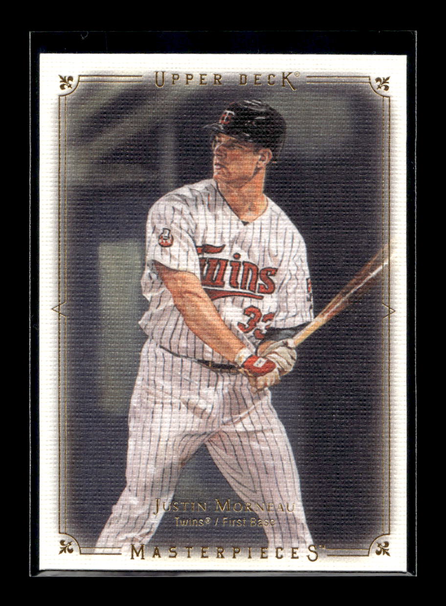 2008 UD Masterpieces #51 Justin Morneau (Minnesota Twins)