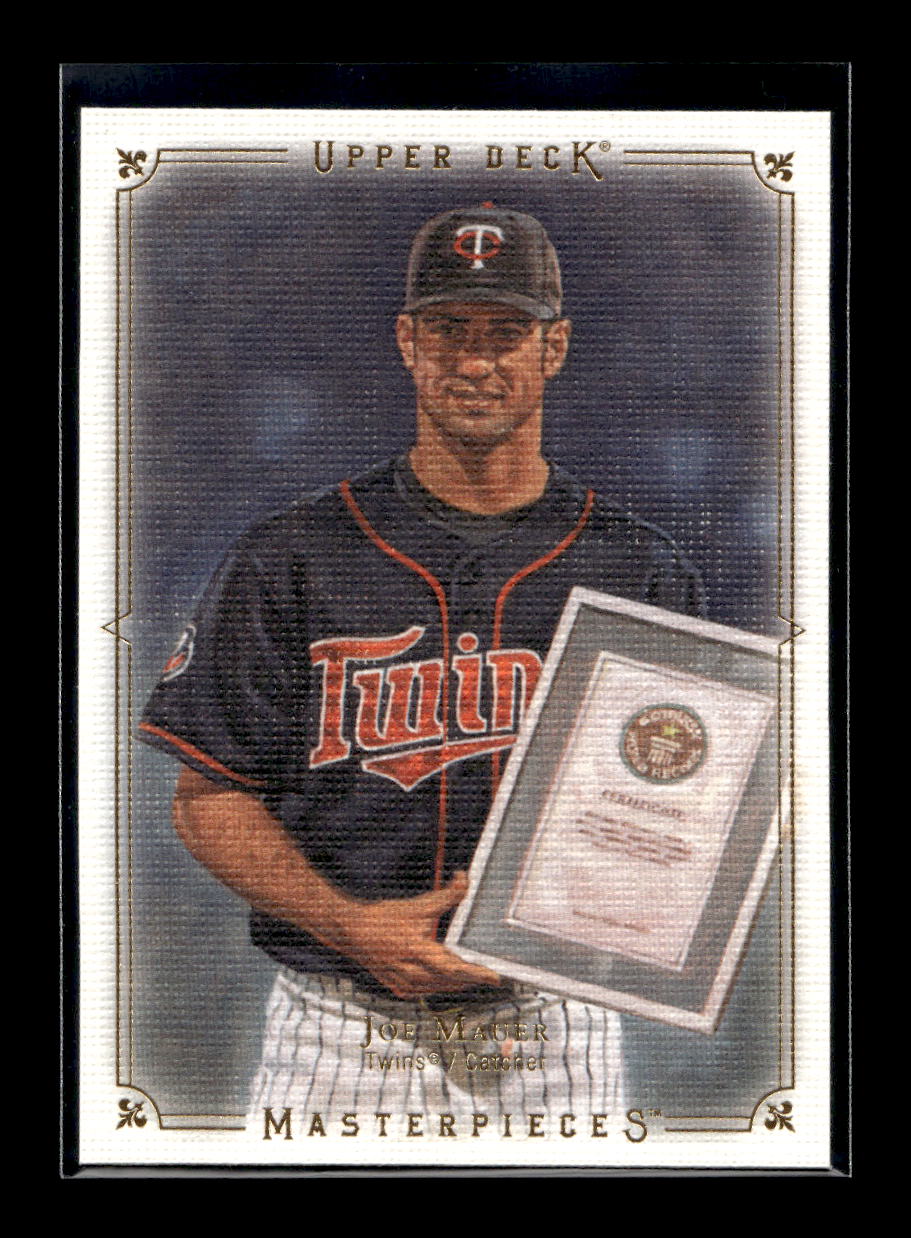 2008 UD Masterpieces #50 Joe Mauer (Minnesota Twins)