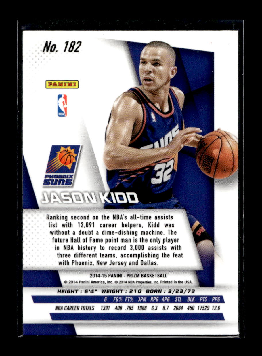 2014-15 Panini Prizm #182 Jason Kidd (Phoenix Suns)