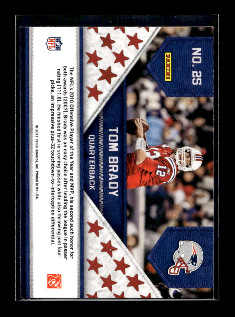 2011 Panini Threads Star Factor #25 Tom Brady (New England Patriots)