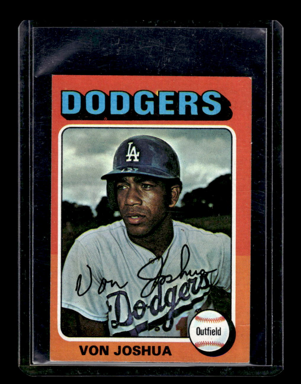 1975 Topps Mini #547 Von Joshua (Los Angeles Dodgers)