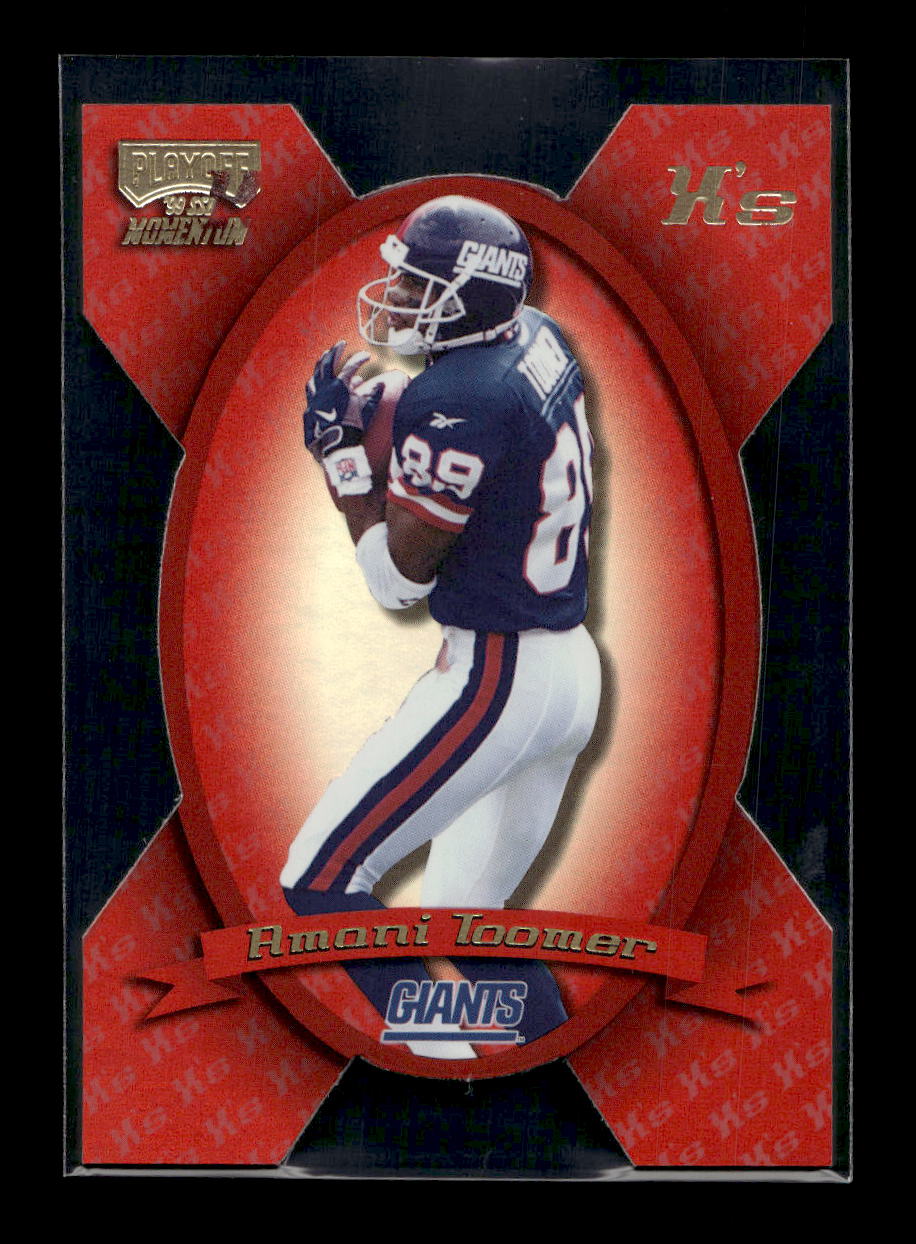 1999 Playoff Momentum SSD X's #67 Amani Toomer #'d /300 (New York Giants)