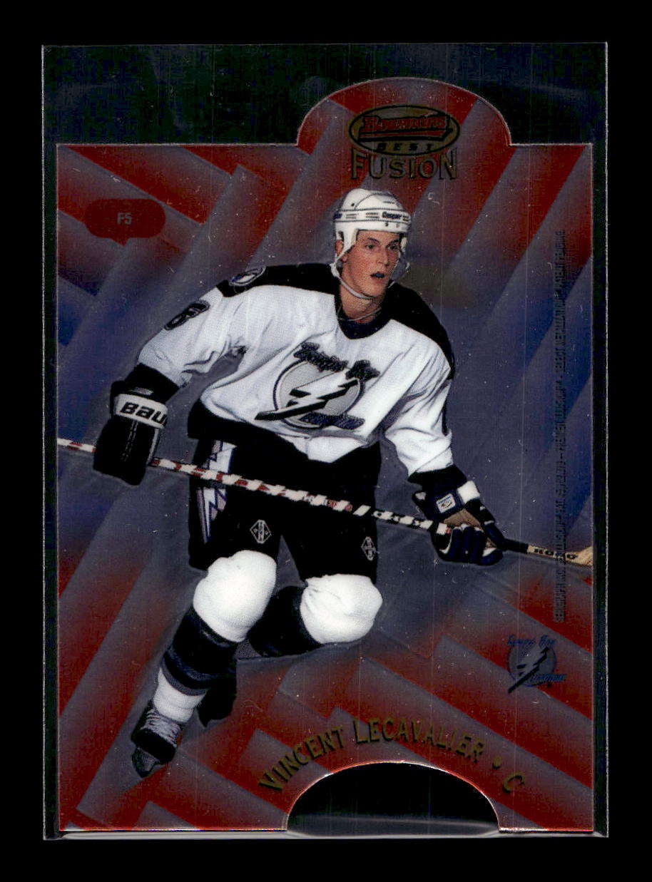 1998-99 Bowman's Best Mirror Image Fusion #F5 Eric Lindros/Vicent Lecavalier (Philadelphia Flyers)