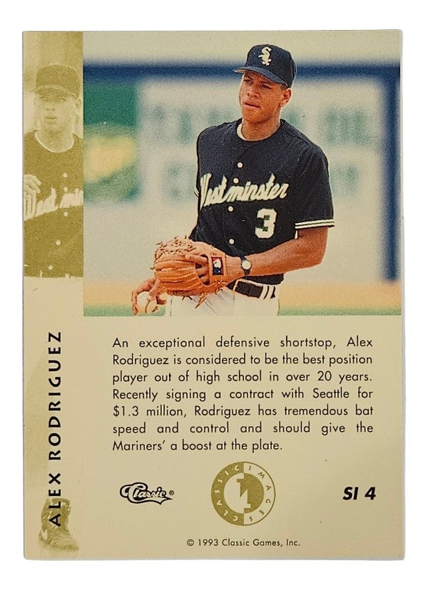 1993-94 Images Four Sport Sudden Impact #SI4 Alex Rodriguez