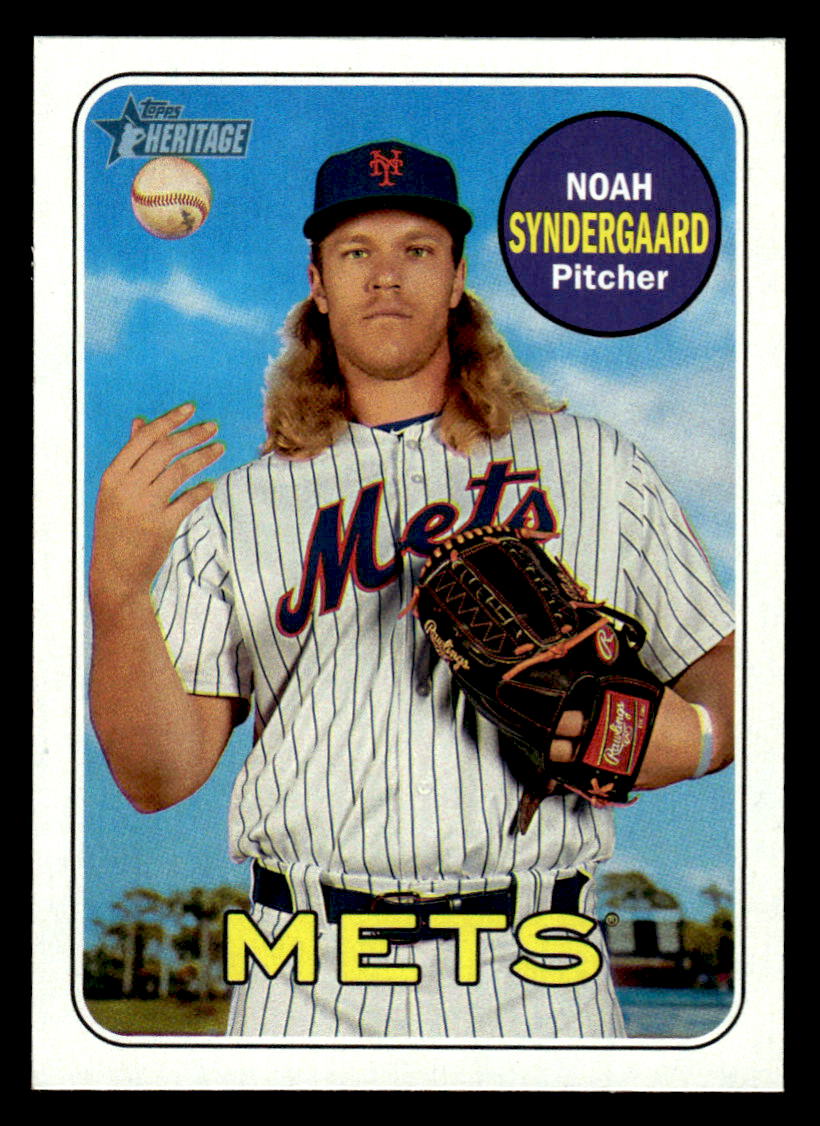 2018 Topps Heritage #90b Noah Syndergaard Nickname - "Thor