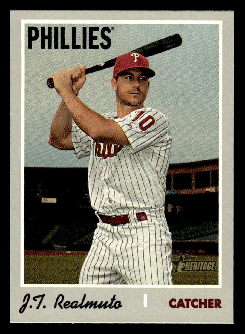 2019 Topps Heritage #535 J.T. Realmuto