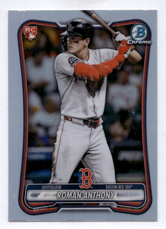 2026 Bowman Chrome Roman Anthony #18 Rookie Red Logo (Boston Red Sox)