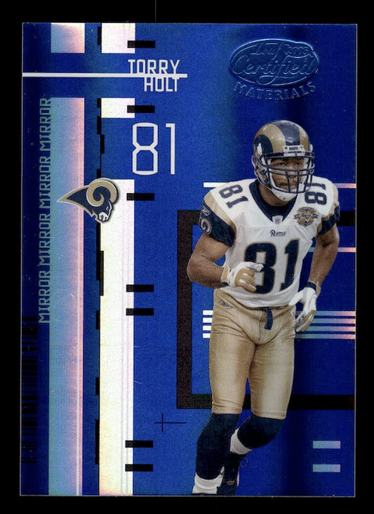 2005 Leaf Certified Materials TORRY HOLT #111 #'d /50 (RAMS)