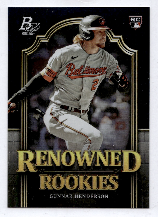 2023 Bowman Platinum GUNNAR HENDERSON #RR-1 (Orioles)