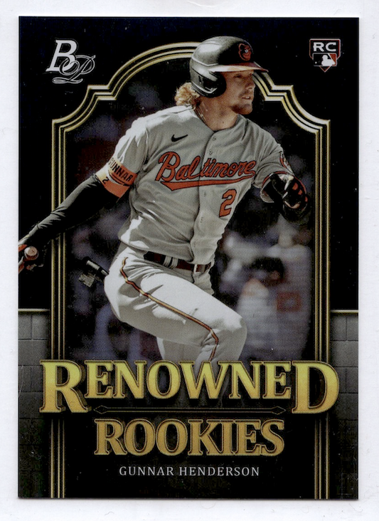 2023 Bowman Platinum GUNNAR HENDERSON #RR-1 (Orioles)