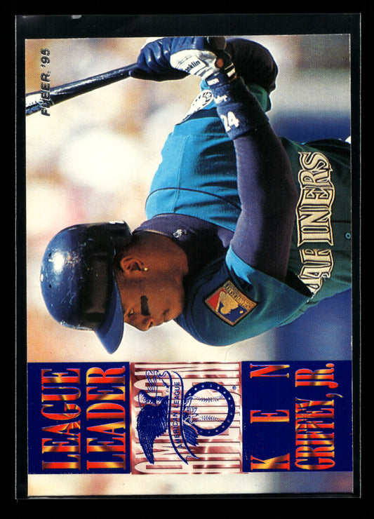 1995 Fleer League Leaders #2 Ken Griffey Jr. (Seattle Mariners)