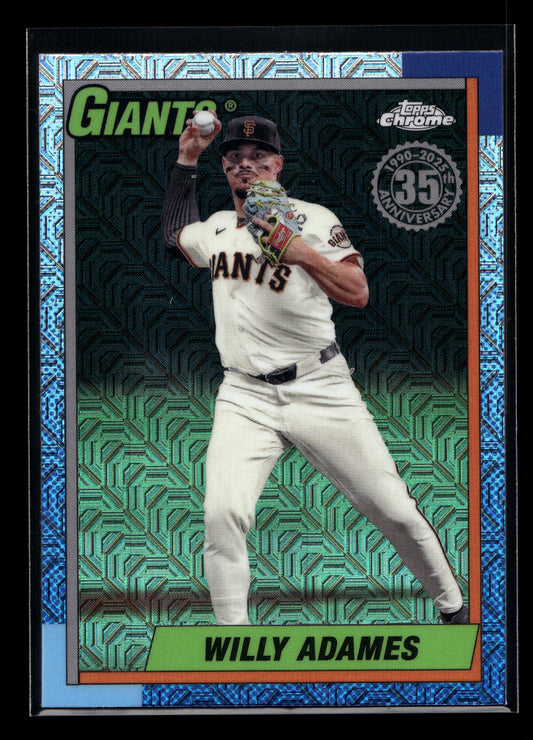 2025 Topps '90 Topps Silver Pack Chrome #T90C126 Willy Adames (San Francisco Giants)