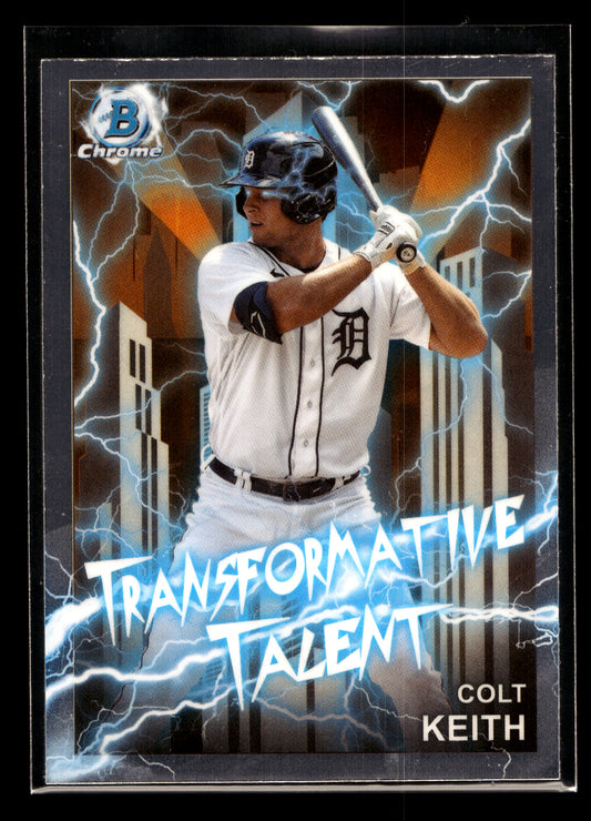 2023 Bowman Chrome Draft Transformative Talent #TT11 Colt Keith (Detroit Tigers)