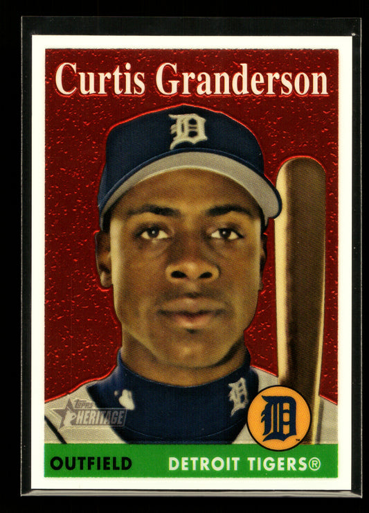 2007 Topps Heritage Chrome #THC49 Curtis Granderson #'d /1958 (Detroit Tigers)