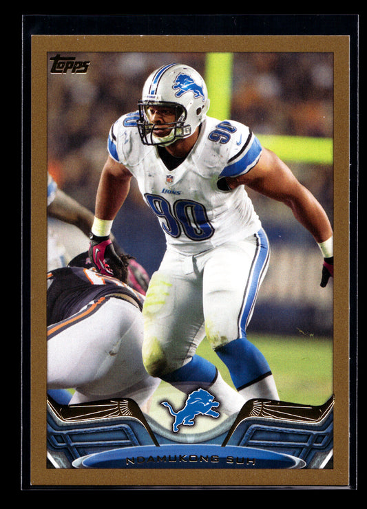 2013 Topps Gold #231 Ndamukong Suh #'d /2013 (Detroit Lions)