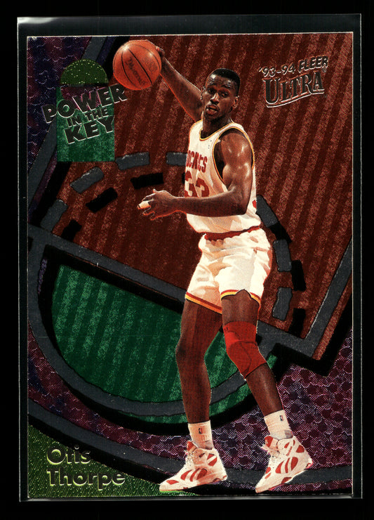 1993-94 Ultra Power In The Key #8 Otis Thorpe (Houston Rockets)