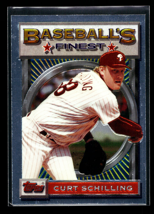 1993 Finest #10 Curt Schilling (Philadelphia Phillies)