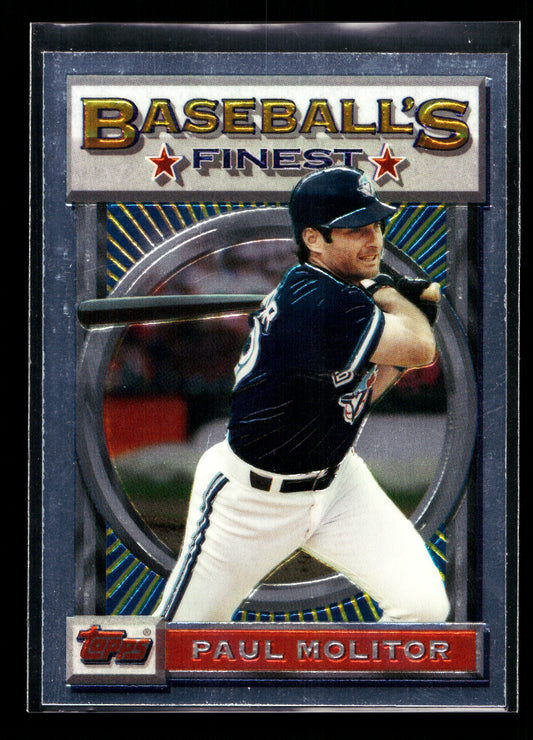 1993 Finest #70 Paul Molitor (Toronto Blue Jays)