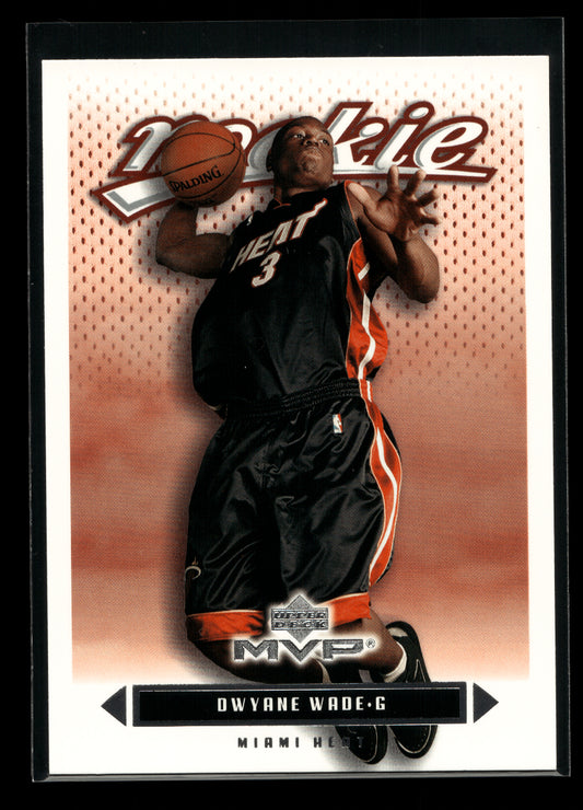 2003-04 Upper Deck MVP #205 Dwyane Wade RC (Miami Heat)