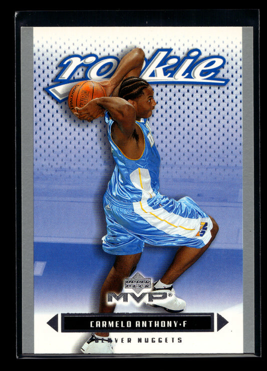 2003-04 Upper Deck MVP #203 Carmelo Anthony RC (Denver Nuggets)