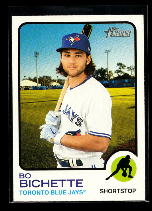 2022 Topps Heritage #262 Bo Bichette (Toronto Blue Jays)