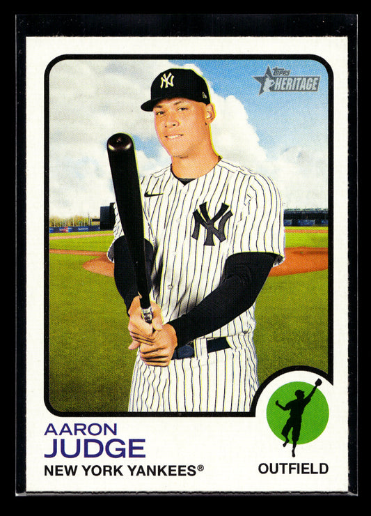 2022 Topps Heritage #44 Aaron Judge (New York Yankees)