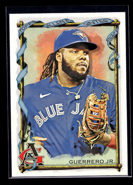 2023 Topps Allen and Ginter Silver Portrait #33 Vladimir Guerrero Jr. (Toronto Blue Jays)